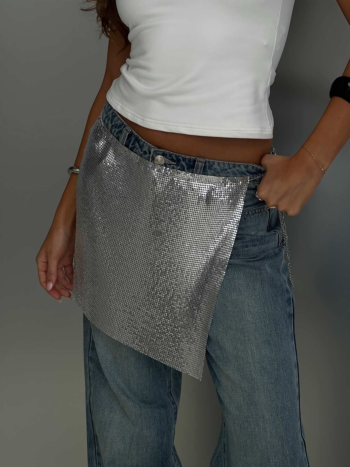 Centre-Stage-Metallic-Sarong-Silver