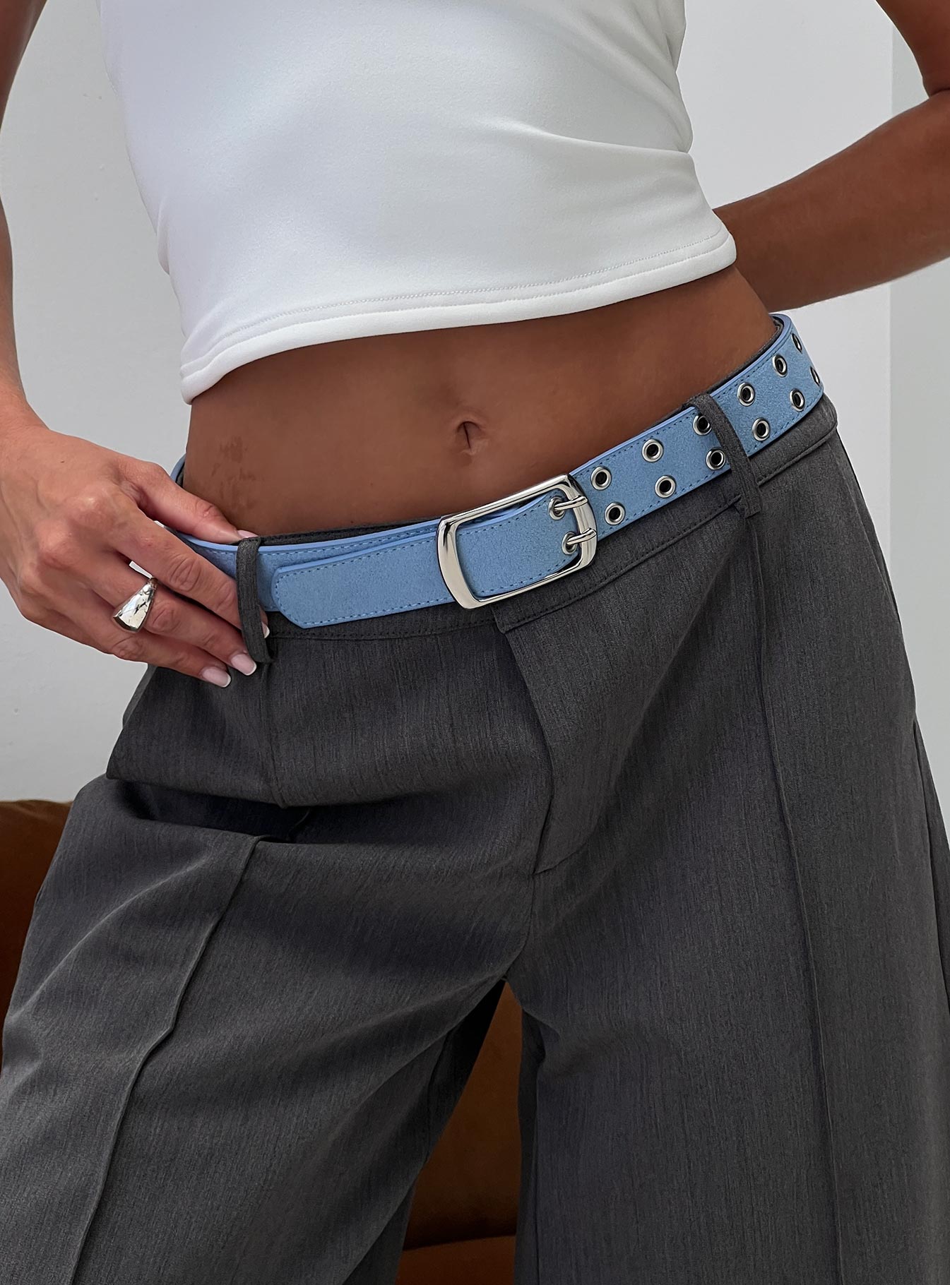 Coralie-Faux-Suede-Belt-Blue