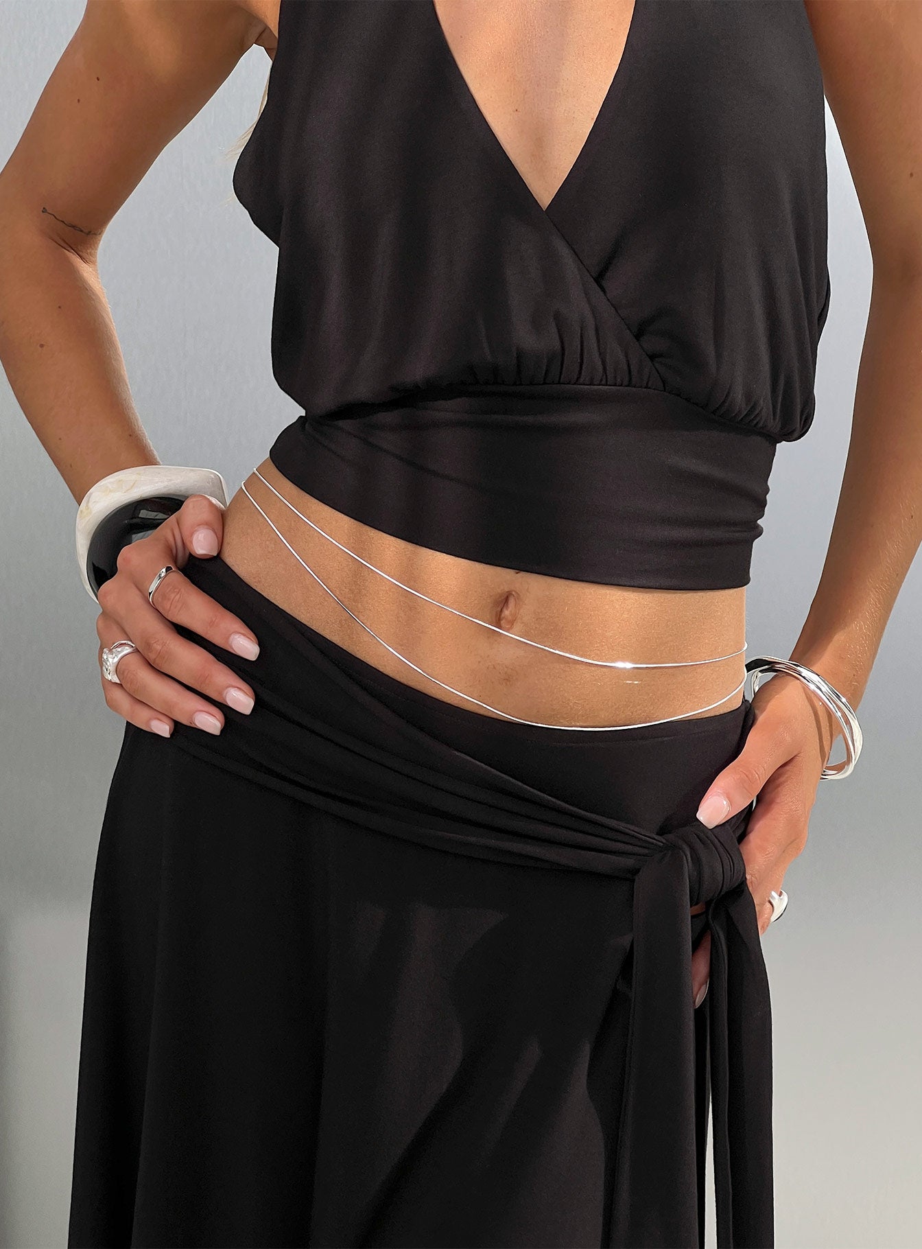 Dressed-Up-Dainty-Chain-Belt-Silver